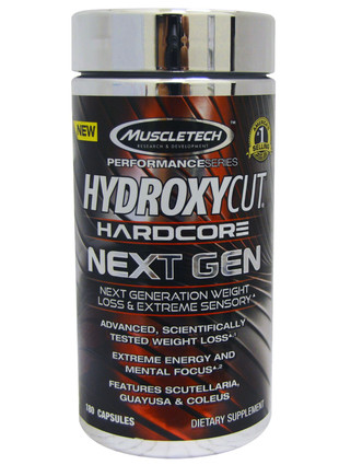 Кликните для увеличения изображения Hydroxycut Hardcore Next Gen (180 капс.)