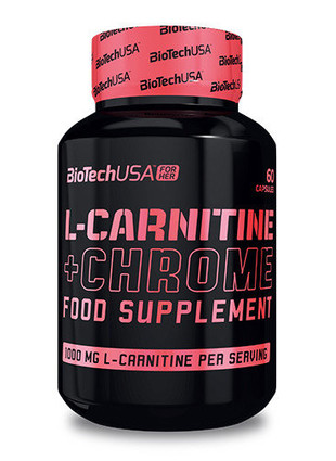 Кликните для увеличения изображения L-Carnitine + Chrome (60 капс)