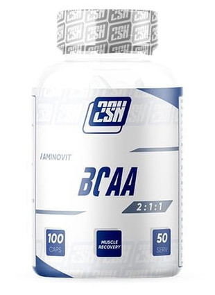 Кликните для увеличения изображения BCAA 500 мг (100 капс.)