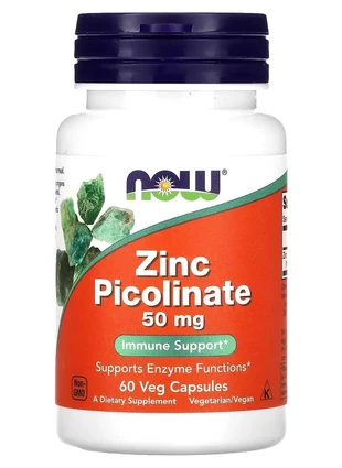 Zinc Picolinate NOW 50 мг (60 капс)